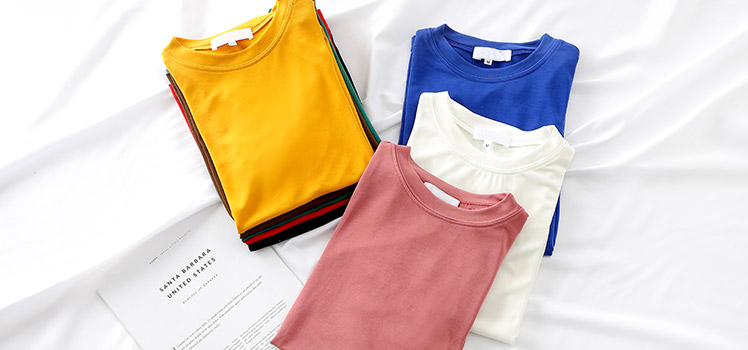 渭南夏季T恤衫定做要选对材质